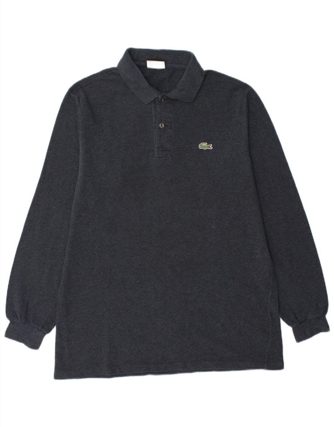 Lacoste muška polo majica dugih rukava, veličina 4, srednje sivi pamuk