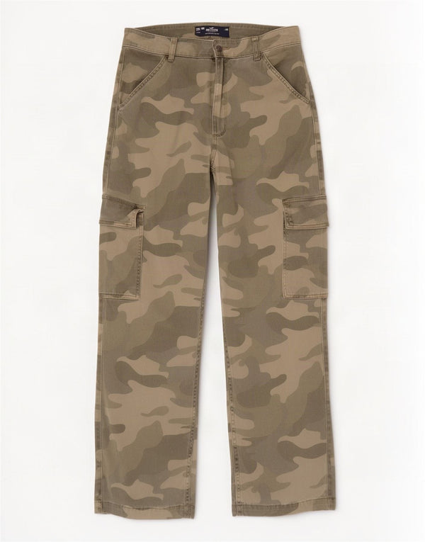 Hollister ženske Cargo hlače visokog struka US 10 Large W30 L30 Kaki