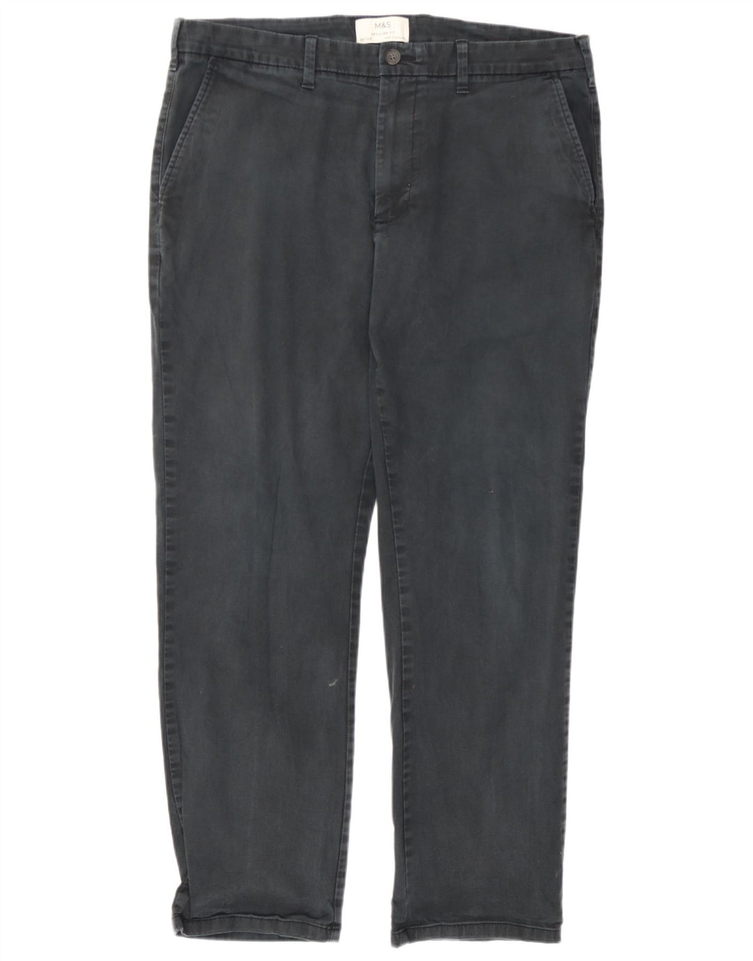 Marks & Spencer muške chino hlače ravnog kroja W36 L29 sive
