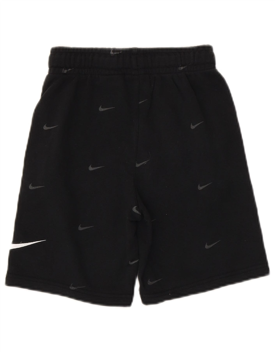 NIKE Boys Standard Fit Graphic Sport Shorts 8-9 Years Small Black Pamuk