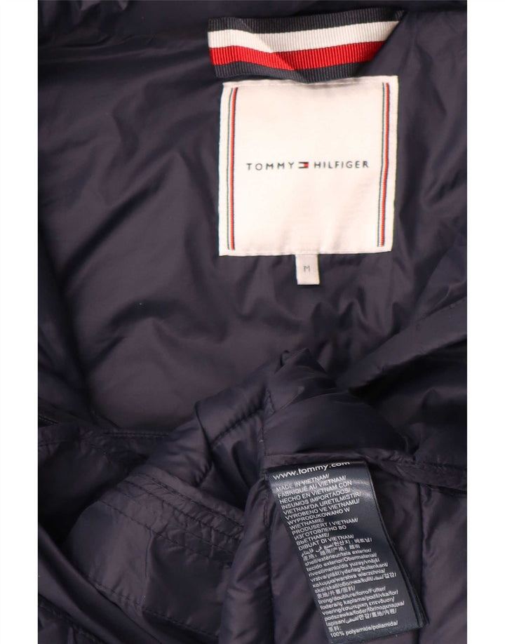 Tommy Hilfiger Ženska podstavljena jakna s kapuljačom s grafičkim motivima UK 14 srednje tamnoplava