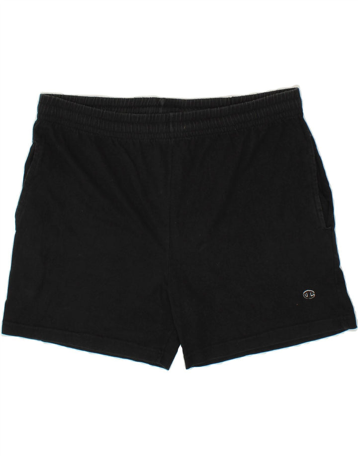 CHAMPION Mens Sport Shorts Large Black Vintage Champion and Second-Hand Champion from Messina Hembry 