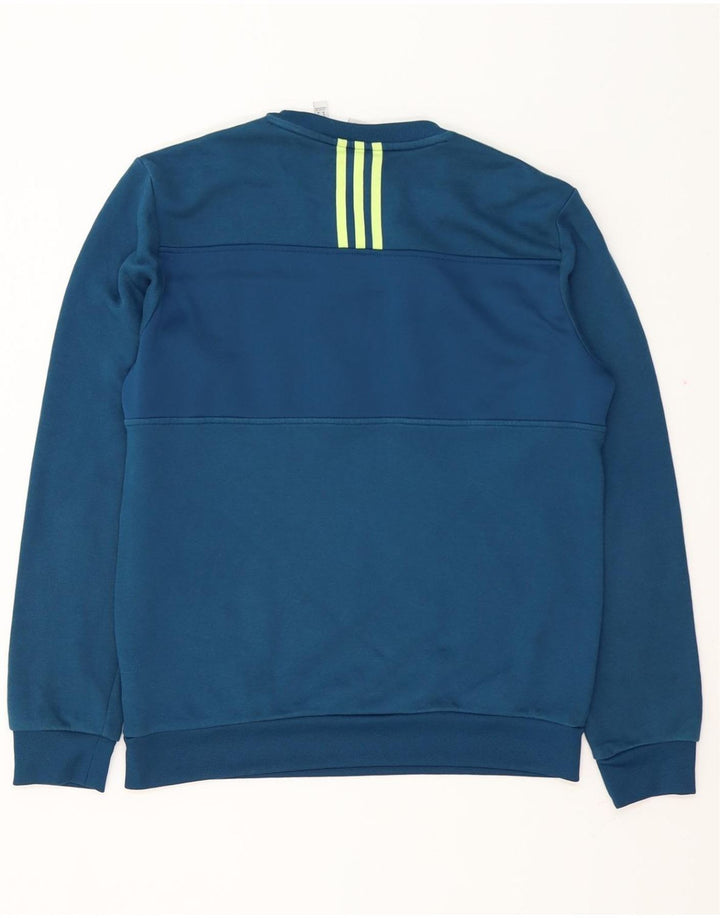 ADIDAS muška majica srednje plavi pamuk