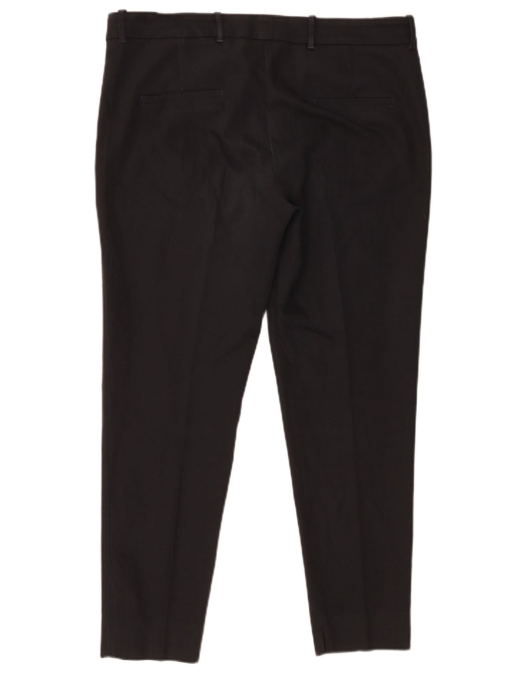 Zara ženske uske chino hlače XL W32 L28 crni poliester