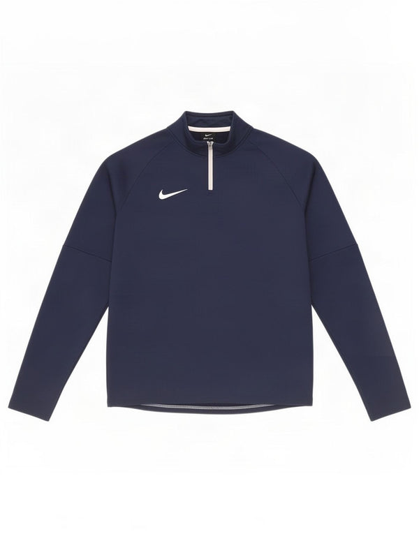 Nike Boys Dri Fit Pullover Top Trenirka 13-14 Years XL tamnoplava