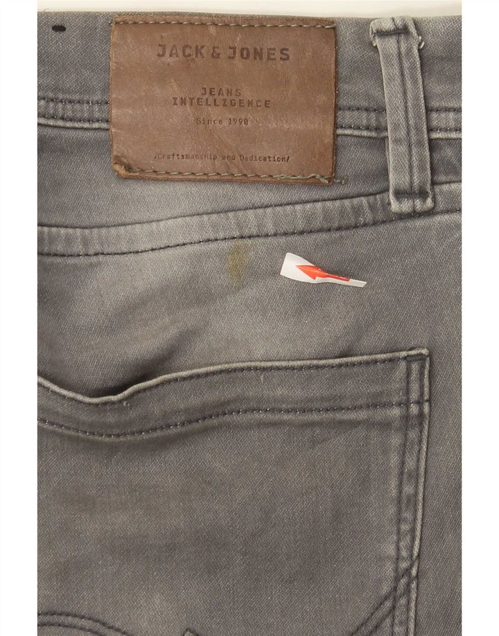 Jack & Jones Muške uske traperice W29 L32 Sivi pamuk