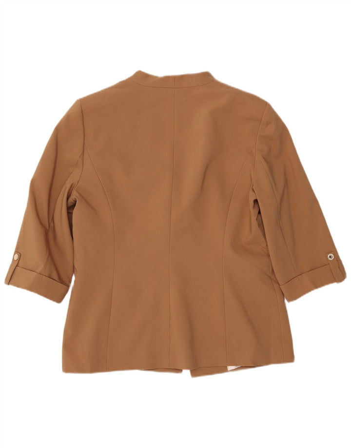 CALVIN KLEIN Ženska jakna 3/4 rukava s 1 gumbom US 16 XL Bež