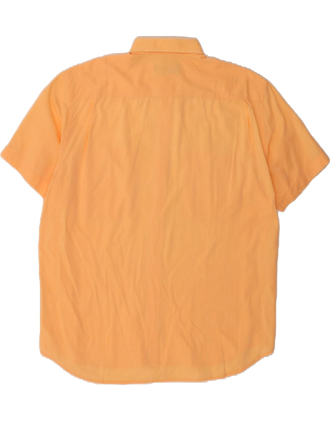 CACHAREL Mens Short Sleeve Shirt Size 16 1/2 42 Large Orange Vintage Cacharel and Second-Hand Cacharel from Messina Hembry 