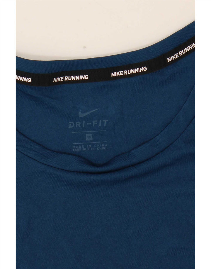 Nike Dri Fit majica kratkih rukava 3XL tamnoplava