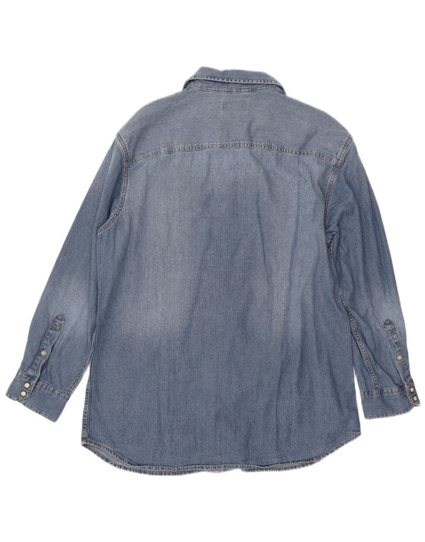 JACK & JONES Muška traper košulja XL plavi pamuk