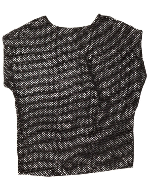 OASIS gornji dio ženske bluze UK 14 srednji crni poliamid