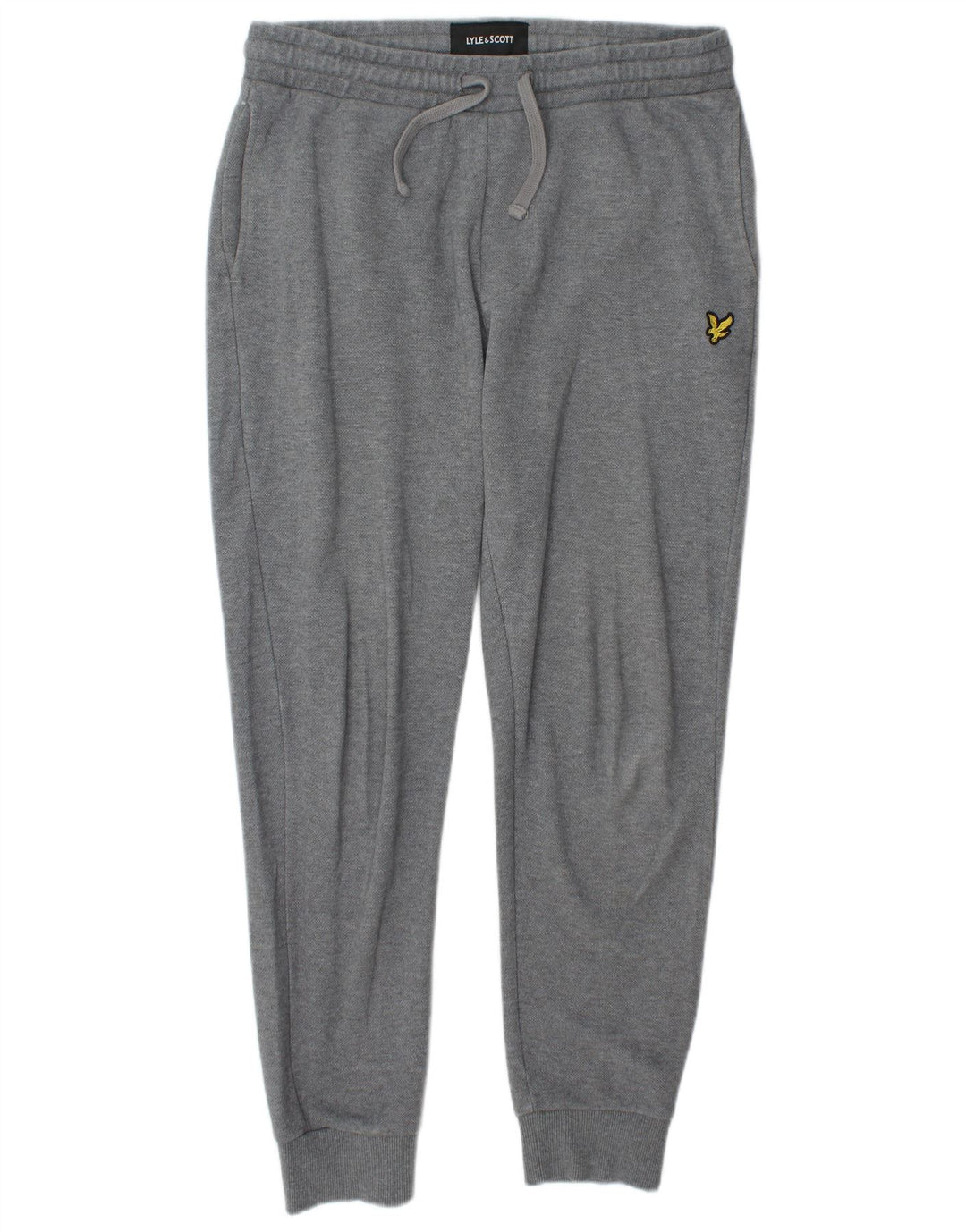 Lyle & Scott Muška trenirka Hlače Joggers srednje sivi pamuk