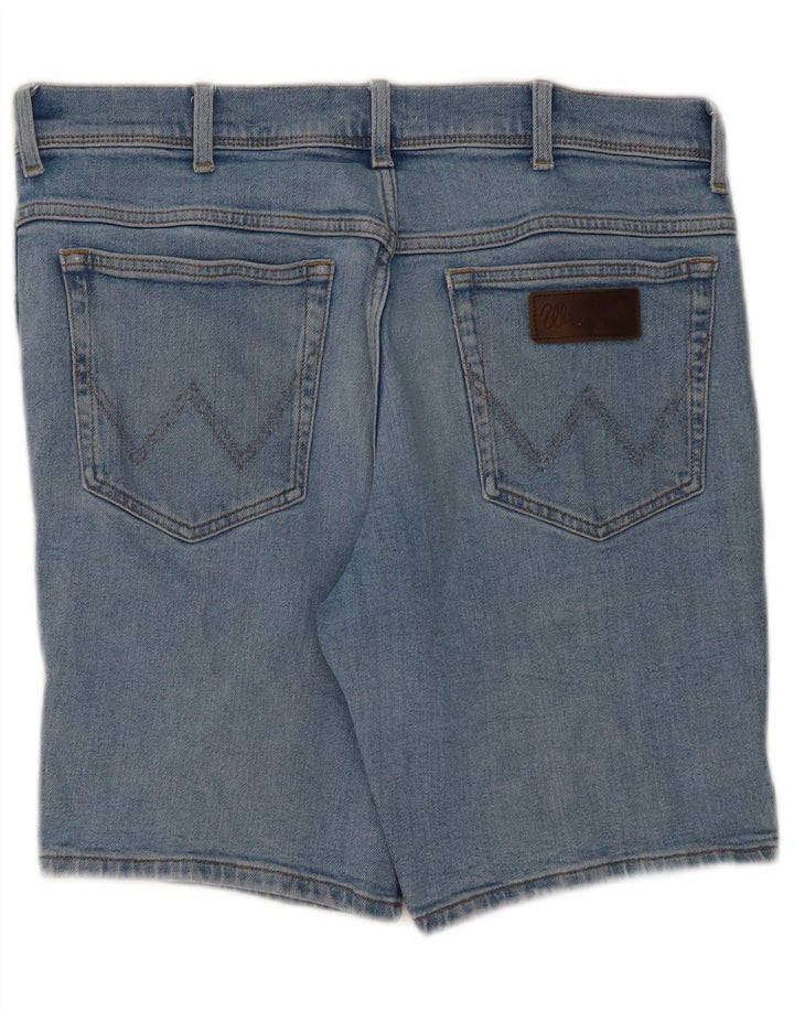 Wrangler ženske teksas kratke hlače W34 veliki plavi pamuk