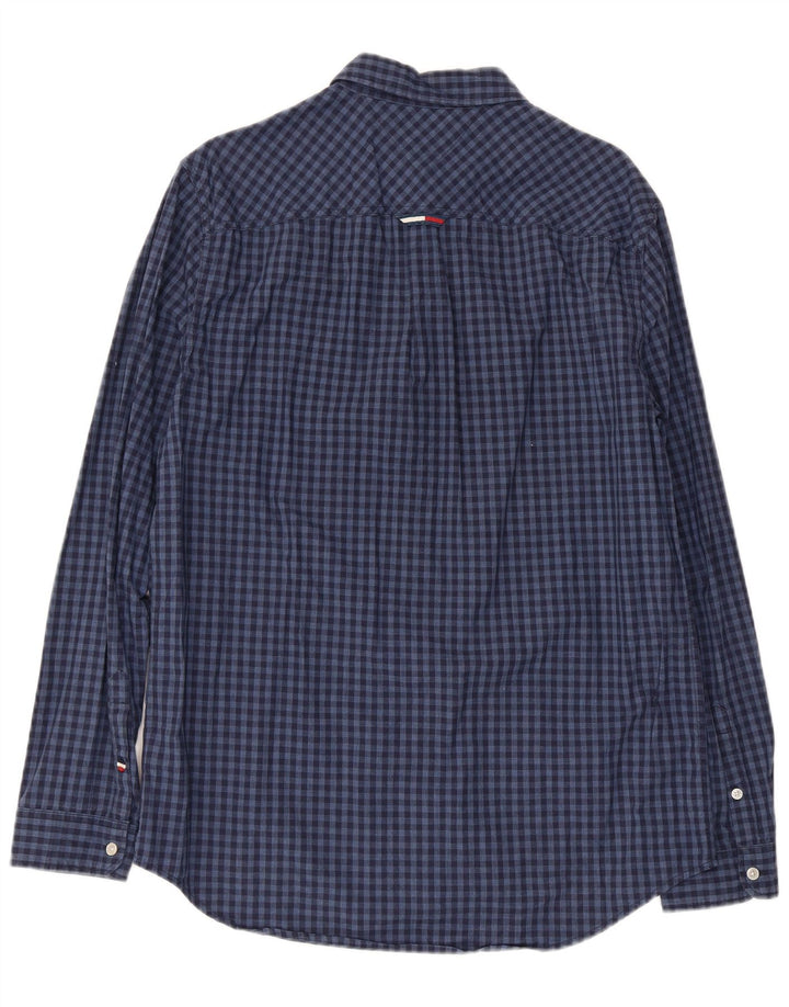 Tommy Hilfiger muška košulja standardnog kroja, velika tamnoplava pamuk gingham