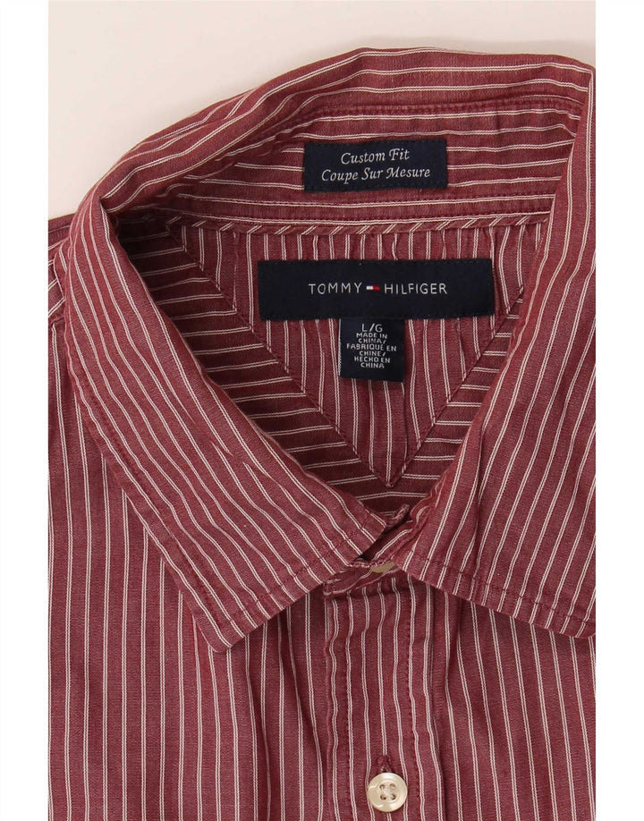 Tommy Hilfiger muška majica prilagođenog kroja velike crvene pruge