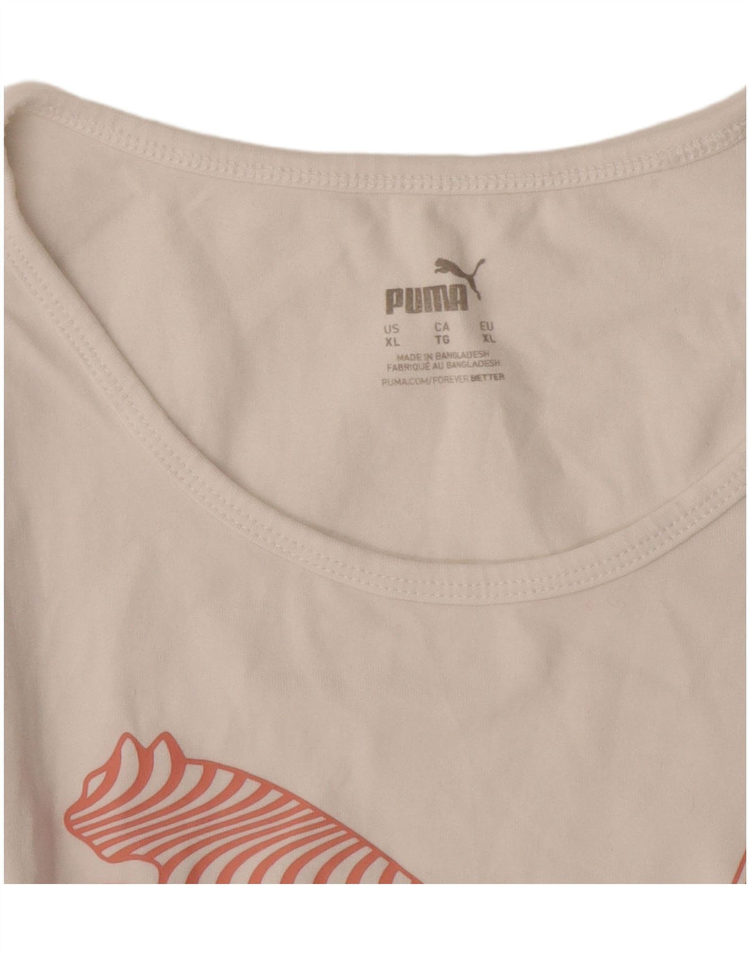 Puma ženski gornji dio prsluka s grafičkim motivima UK 18 XL bijeli