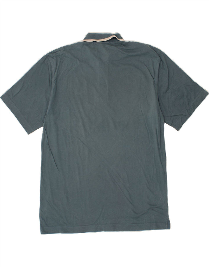 FILA Mens Polo Shirt Large Blue Cotton Vintage Fila and Second-Hand Fila from Messina Hembry 