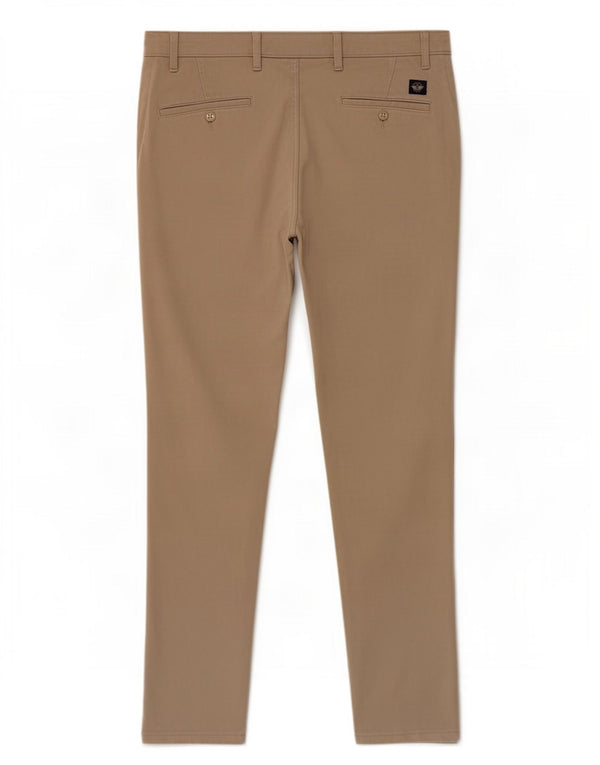 Dockers Mens Alpha Slim Chino hlače W34 L32 Khaki Cotton