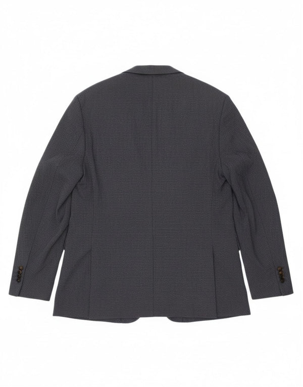 Massimo Dutti muška jakna sa 2 gumba EU 58 2XL tamnoplavi pamuk