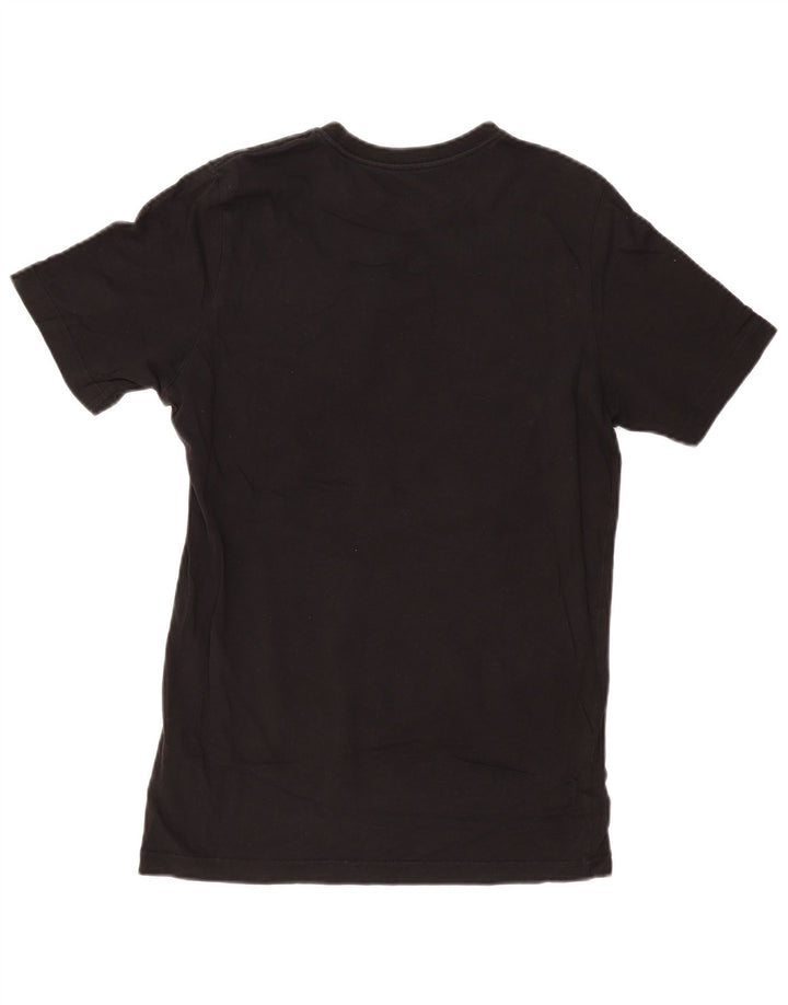 PUMA Mens Graphic T-Shirt Top Small Black Cotton