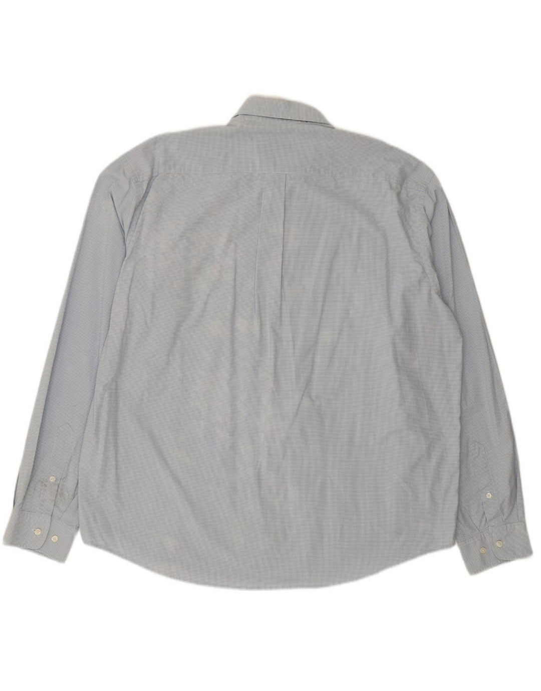 SERGIO TACCHINI Mens Shirt 2XL Blue Gingham Cotton