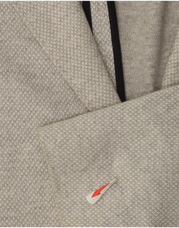 Massimo Dutti muška jakna sa 2 gumba EU 56 XL Siva Argyle/Diamond