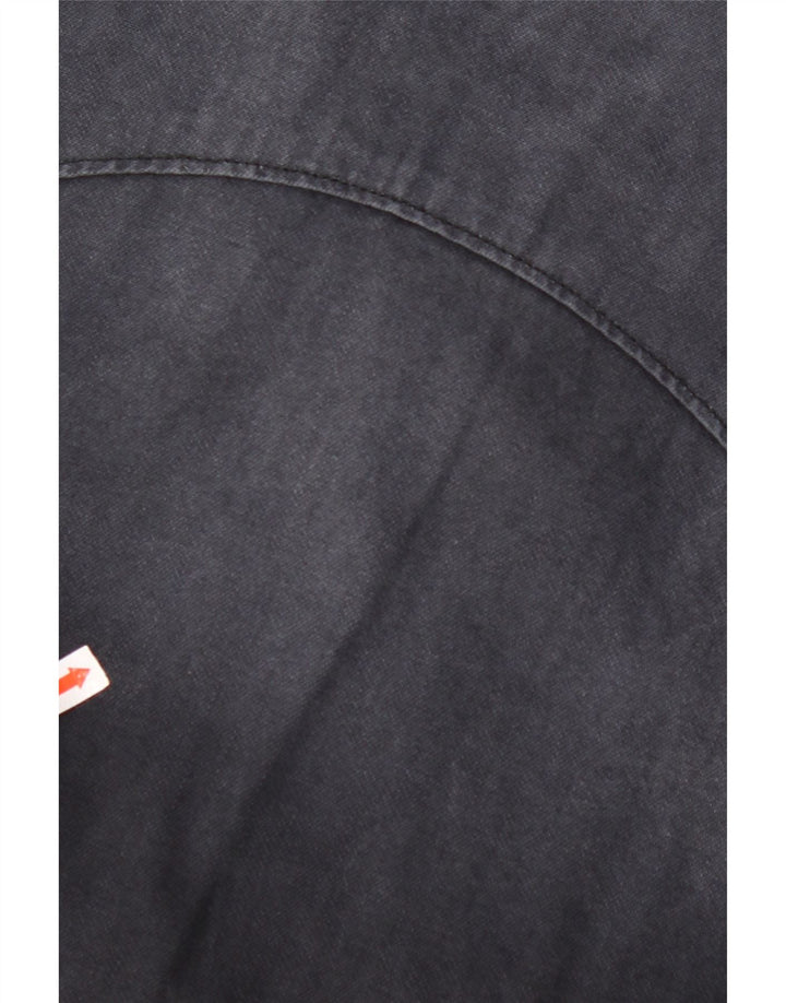 REPLAY muška košulja obojenog trapera Srednje tamnoplavi pamuk