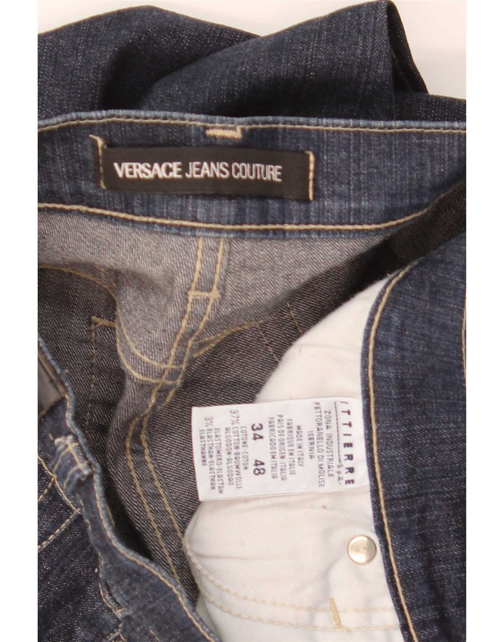 Versace Mens Ittierre Straight Jeans W34 L30 tamnoplavi pamuk