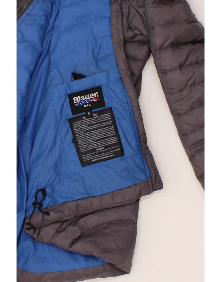 BLAUER Womens Padded Jacket UK 10 Small Grey Polyamide Vintage Blauer and Second-Hand Blauer from Messina Hembry 
