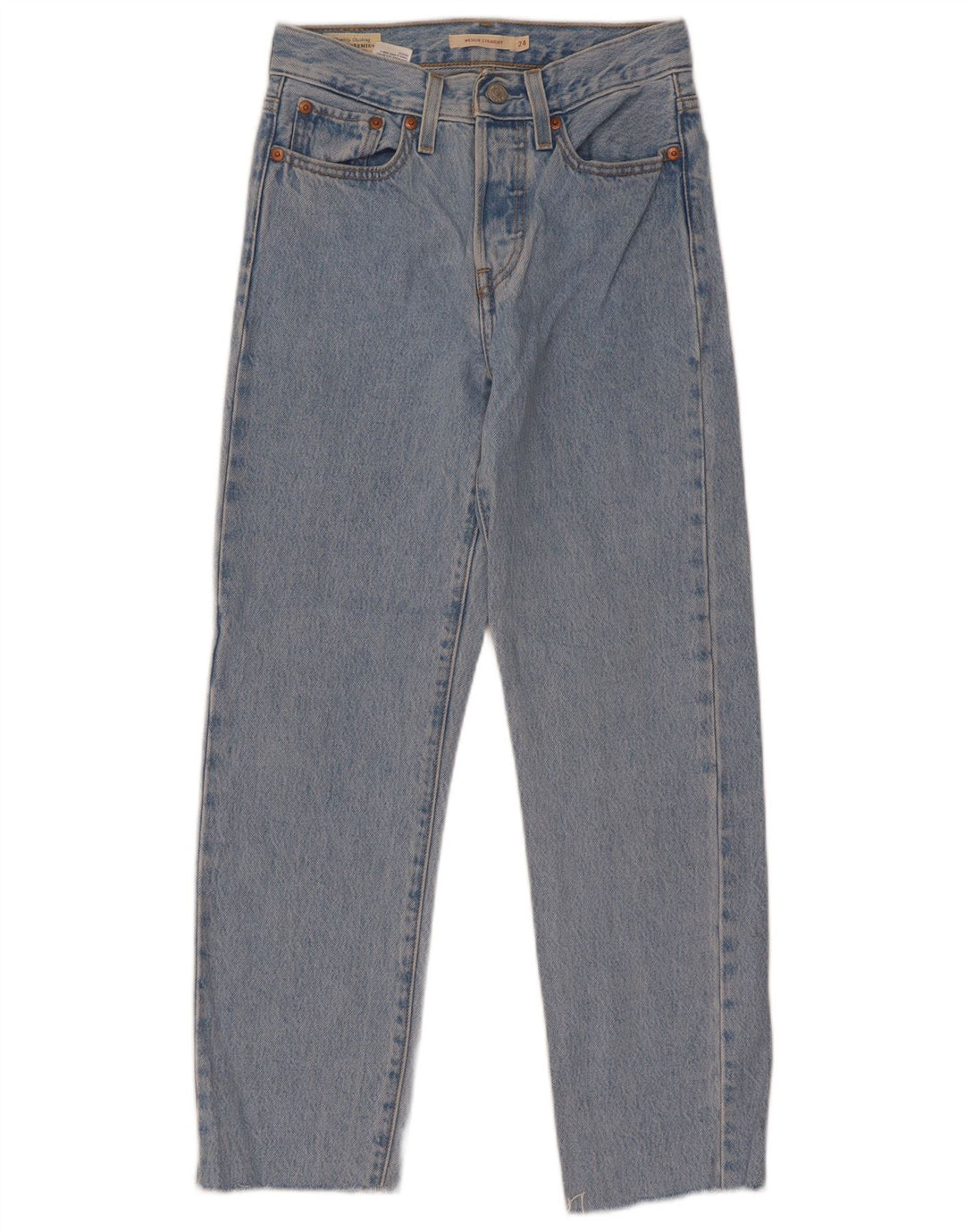 Levi's ženske ravne traperice na Wedge W24 L28 plavi pamuk