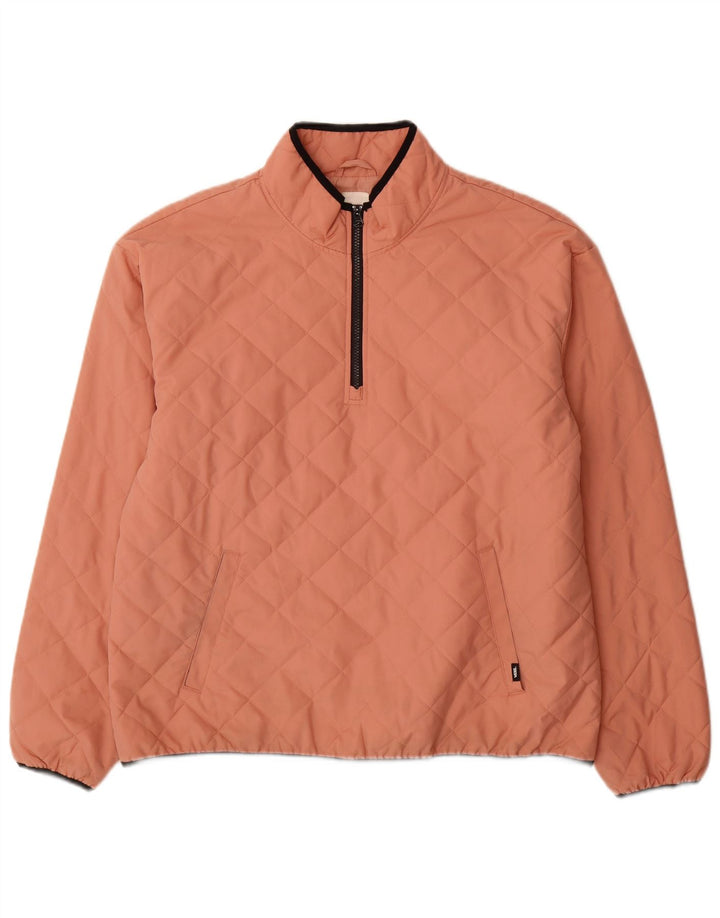 Vans ženski pulover prošivena jakna UK 42 XL ružičasti poliester