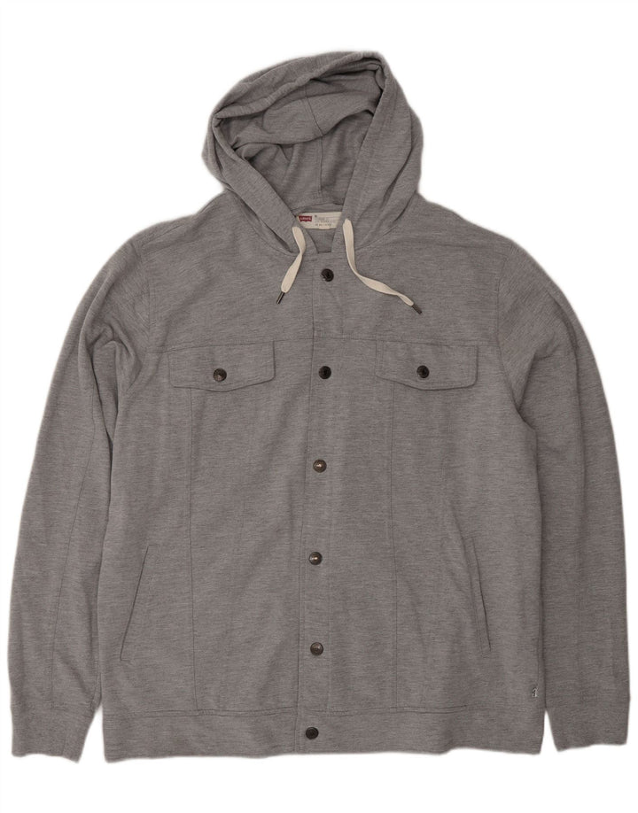 Levi's muška trenirka s kapuljačom, gornja jakna 2XL, sivi pamuk