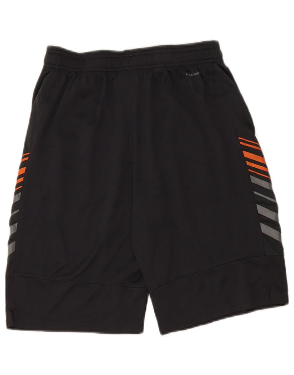RUSSELL ATHLETIC Boys Sport Shorts 14-15 Years XL Black Polyester