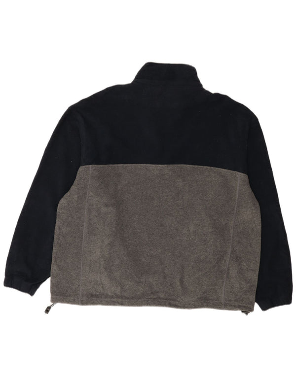 Champion muški džemper od flisa s patentnim izrezom XL tamnoplavi poliester u boji