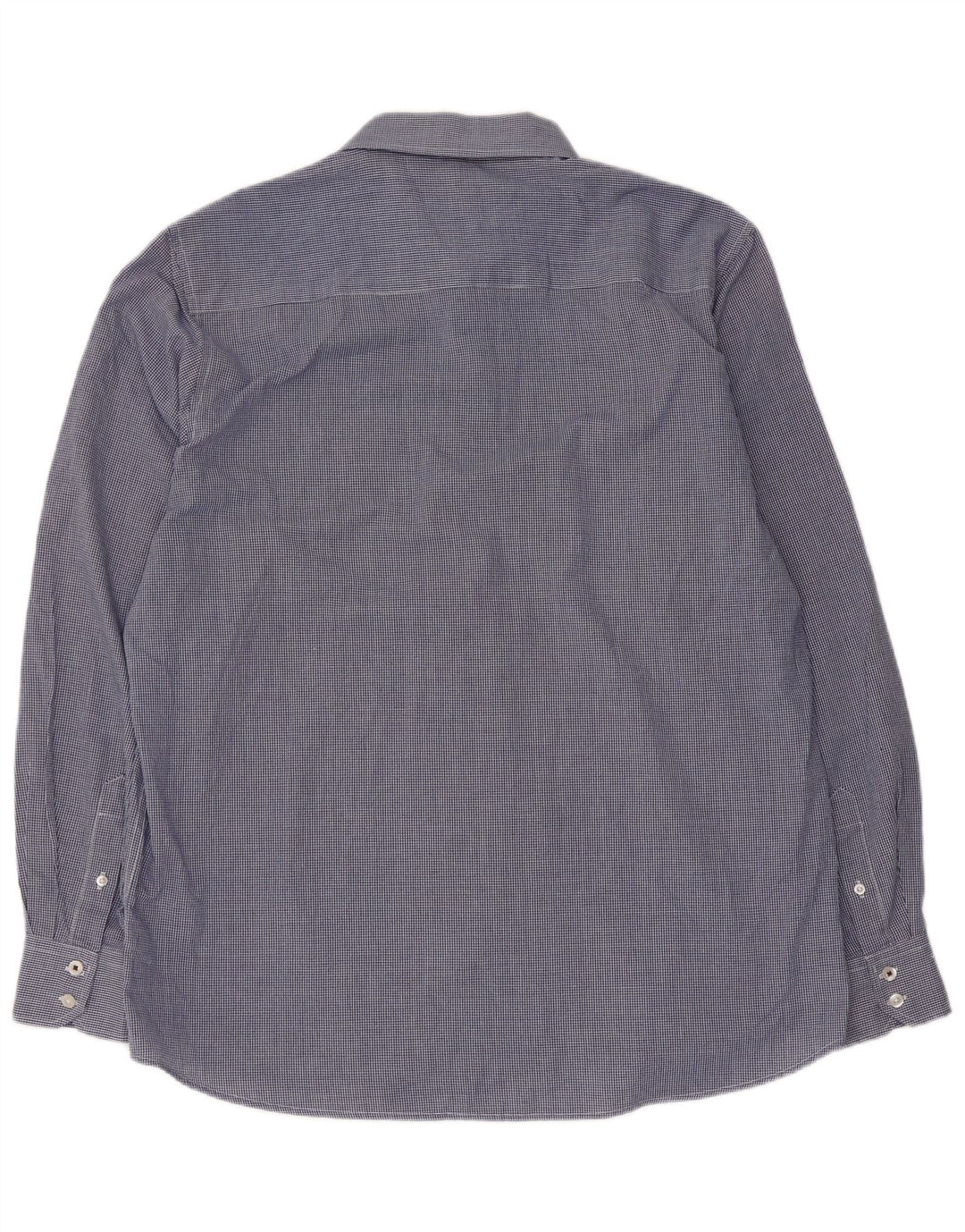 PIERRE CARDIN Muška košulja standardnog kroja 2XL plavi gingham poliester