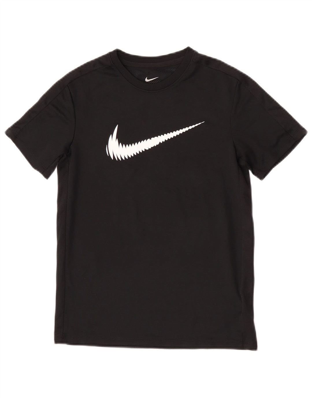 Nike Boys Dri Fit Graphic T-Shirt Top 10-11 Years Medium Black Poliester