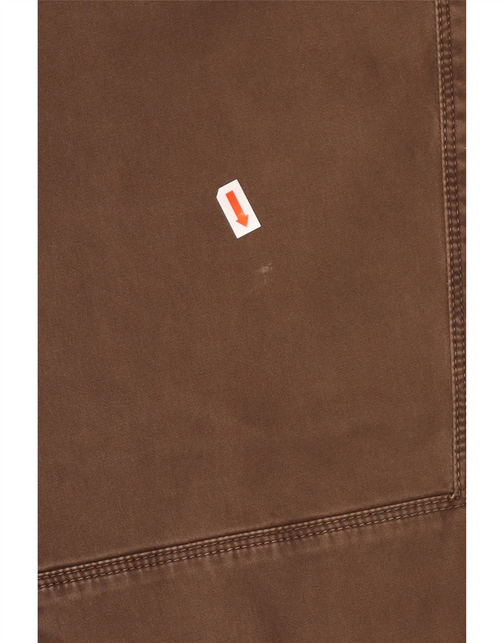 TRUSSARDI muške ravne ležerne hlače IT 58 3XL W40 L36 Smeđi pamuk