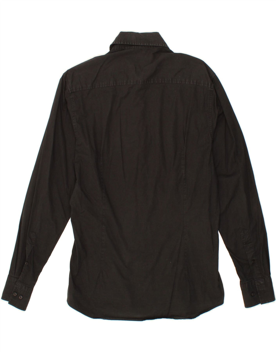 CHARRO Mens Shirt Large Black Cotton Vintage Charro and Second-Hand Charro from Messina Hembry 