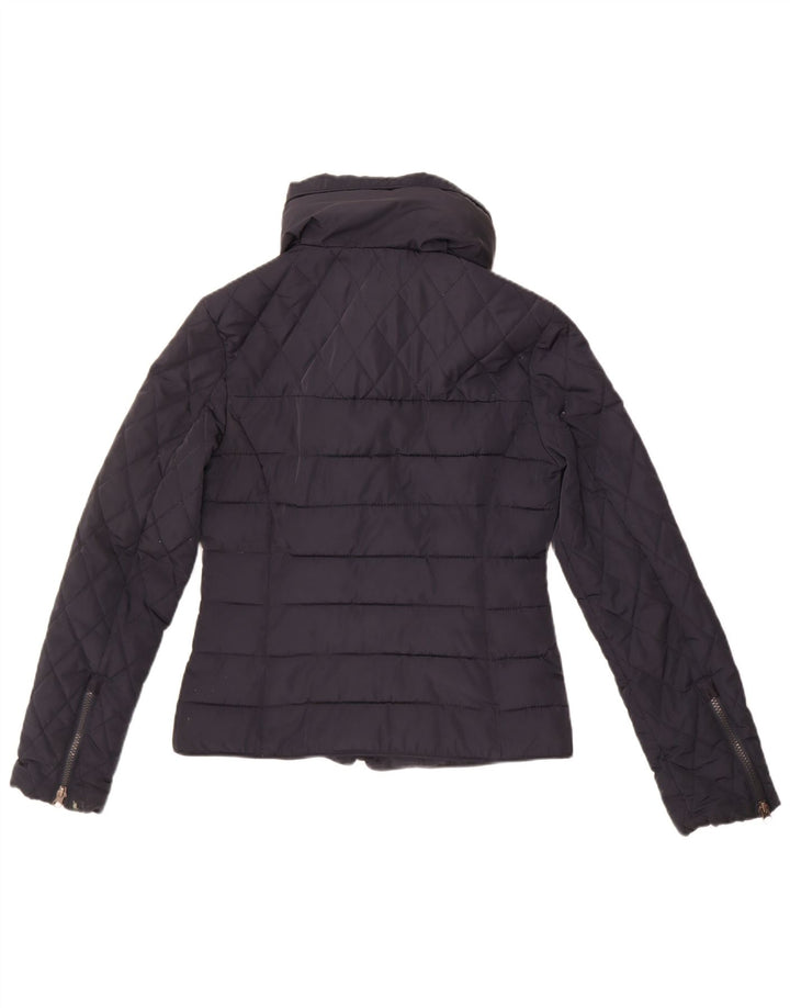 Superdry ženska podstavljena jakna UK 10 Mala tamnoplava poliester