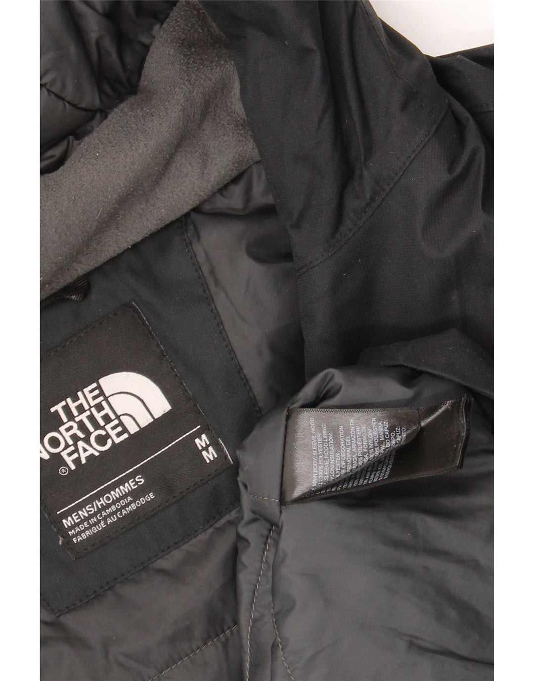 The North Face muška vjetrovka s kapuljačom UK 38 srednji crni poliester
