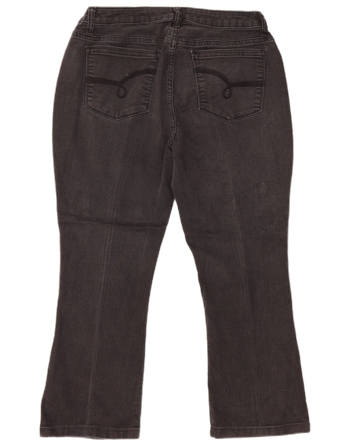 Skraćene traperice srednjeg rasta LEE Riders US 14 XL W32 L24 crne