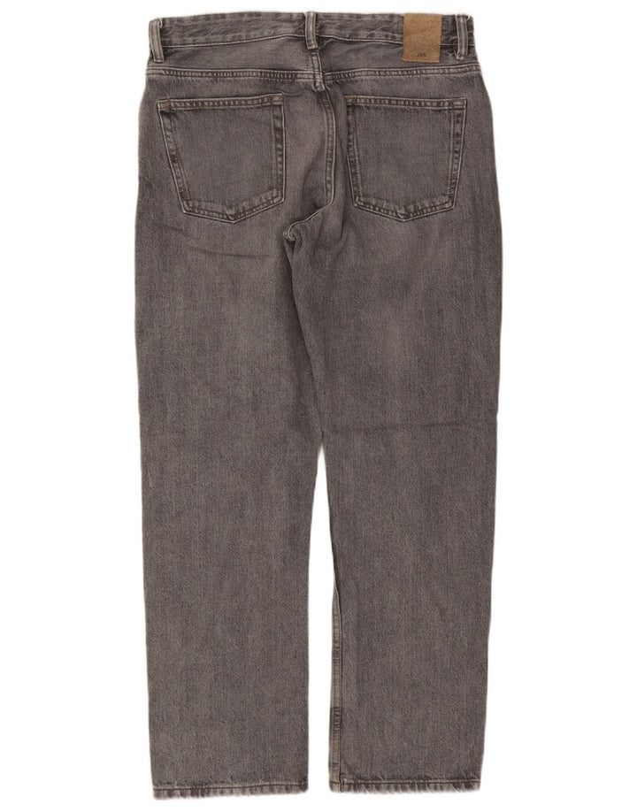 ZARA muške ravne traperice EU 42 Large W32 L29 sive