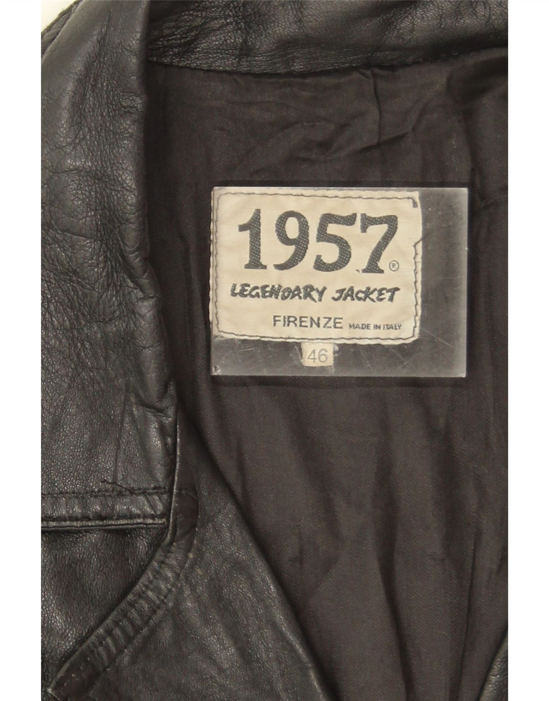 Legendarna jakna 1957. ženska kožna jakna IT 46 velika crna koža