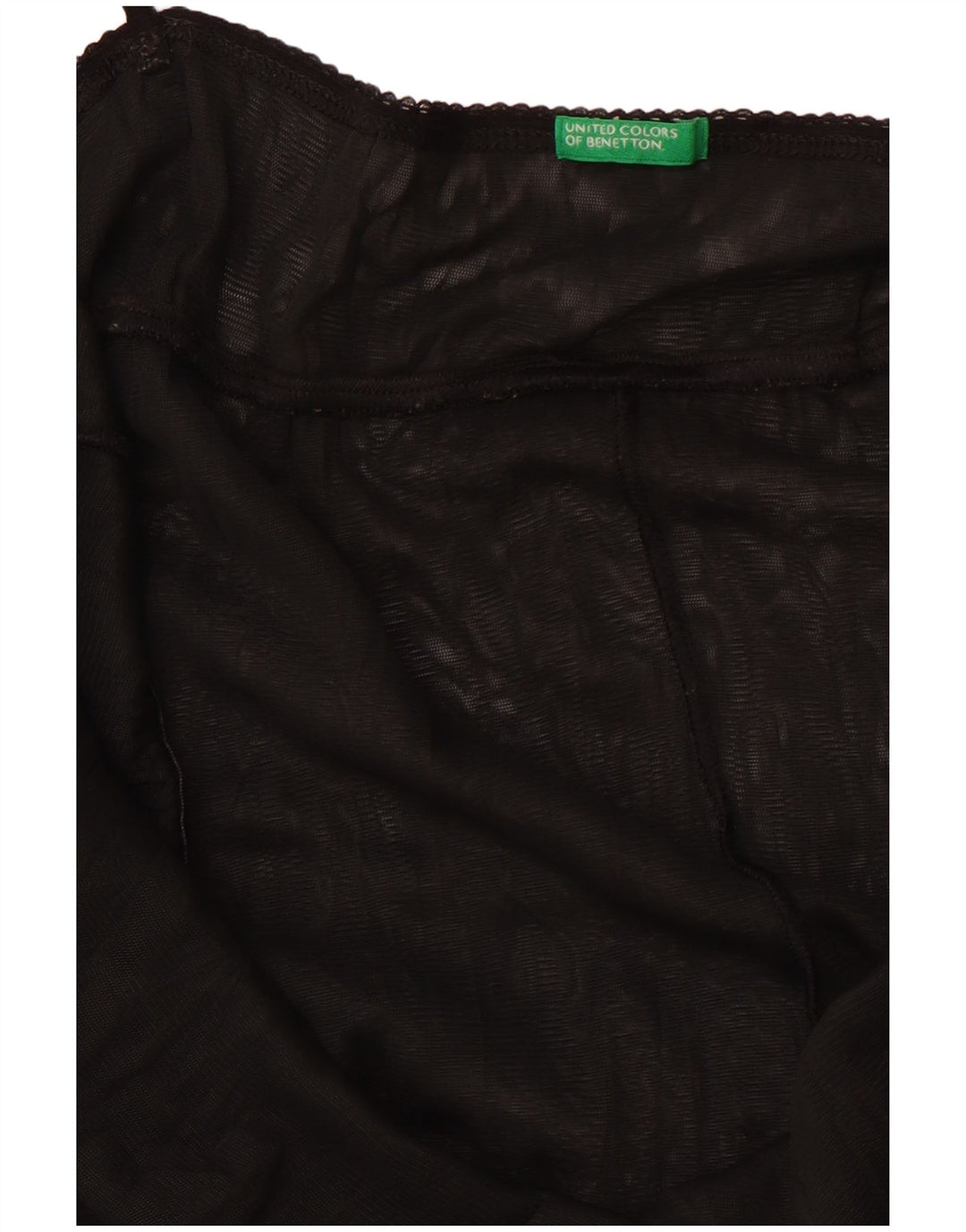 BENETTON Ženski Cami Top UK 12 Srednje crna