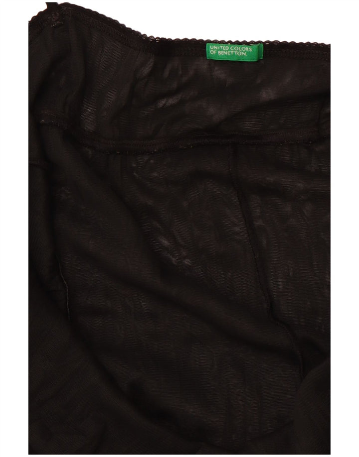 BENETTON Ženski Cami Top UK 12 Srednje crna