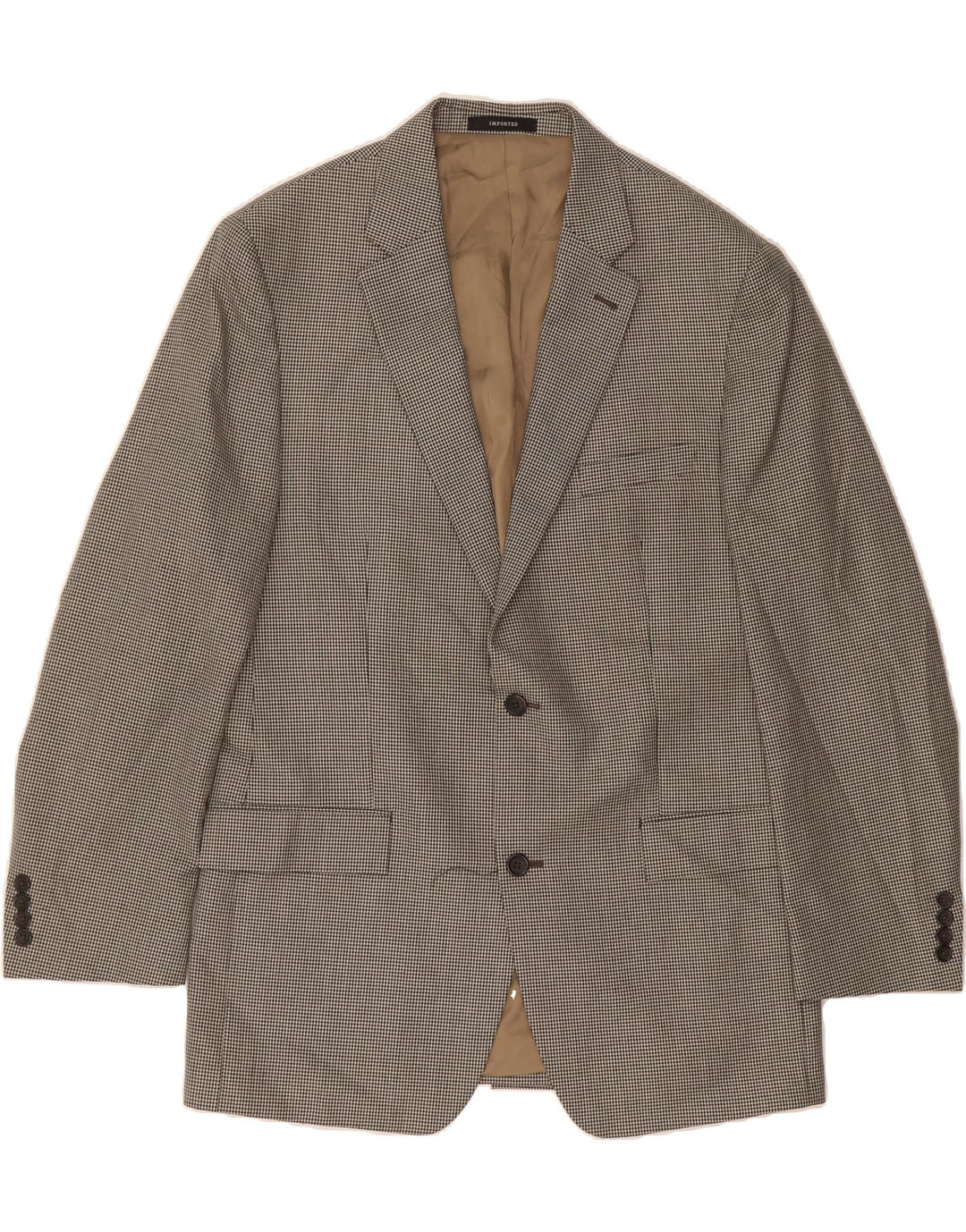 MICHAEL KORS Mens Long 2 Button Blazer Jacket UK 42 XL Green Houndstooth Vintage Michael Kors and Second-Hand Michael Kors from Messina Hembry 