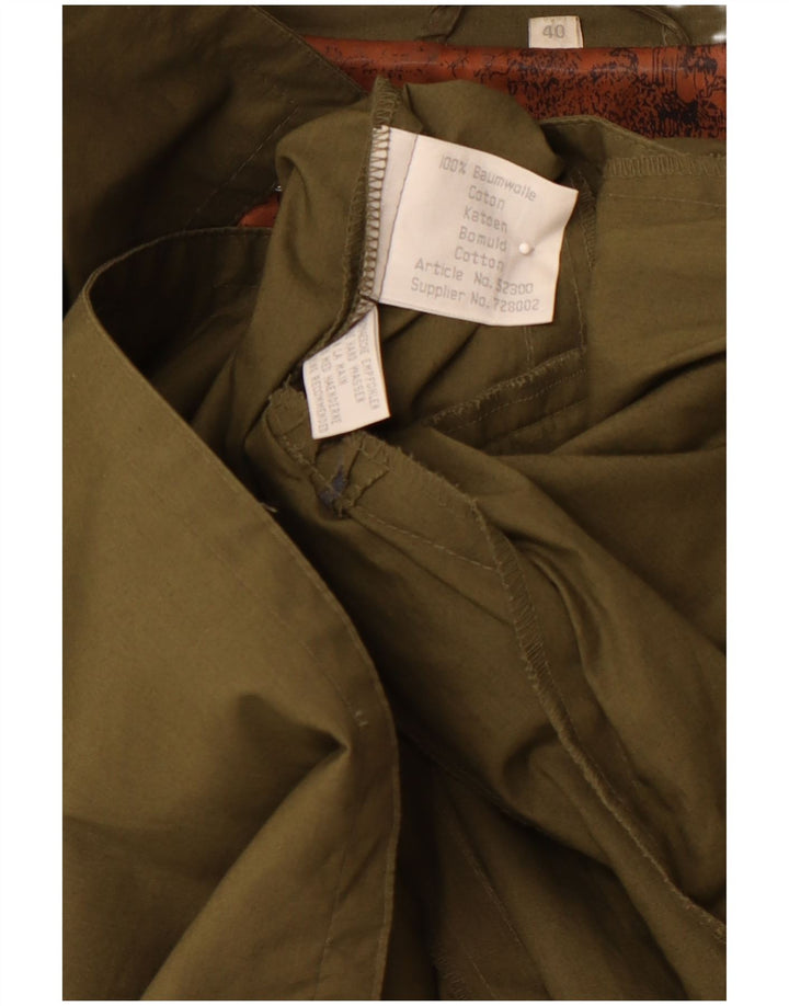 VINTAGE ženski trenč kaput EU 40, srednji kaki pamuk