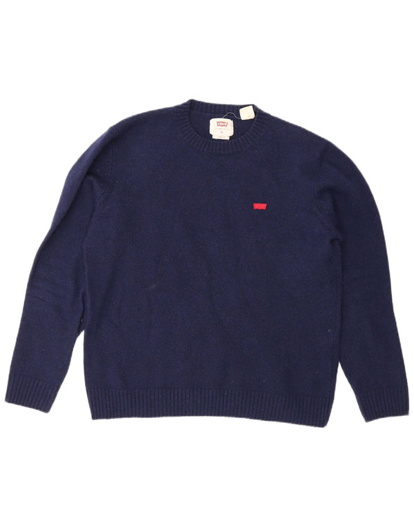 Levi's ženski pulover s okruglim izrezom standardnog kroja UK 14 srednje tamnoplava