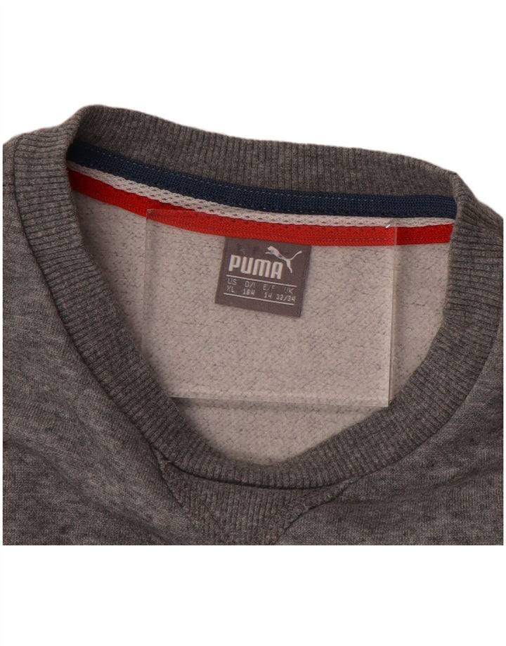PUMA Boys Graphic Sweatshirt Džemper 13-14 godina siva