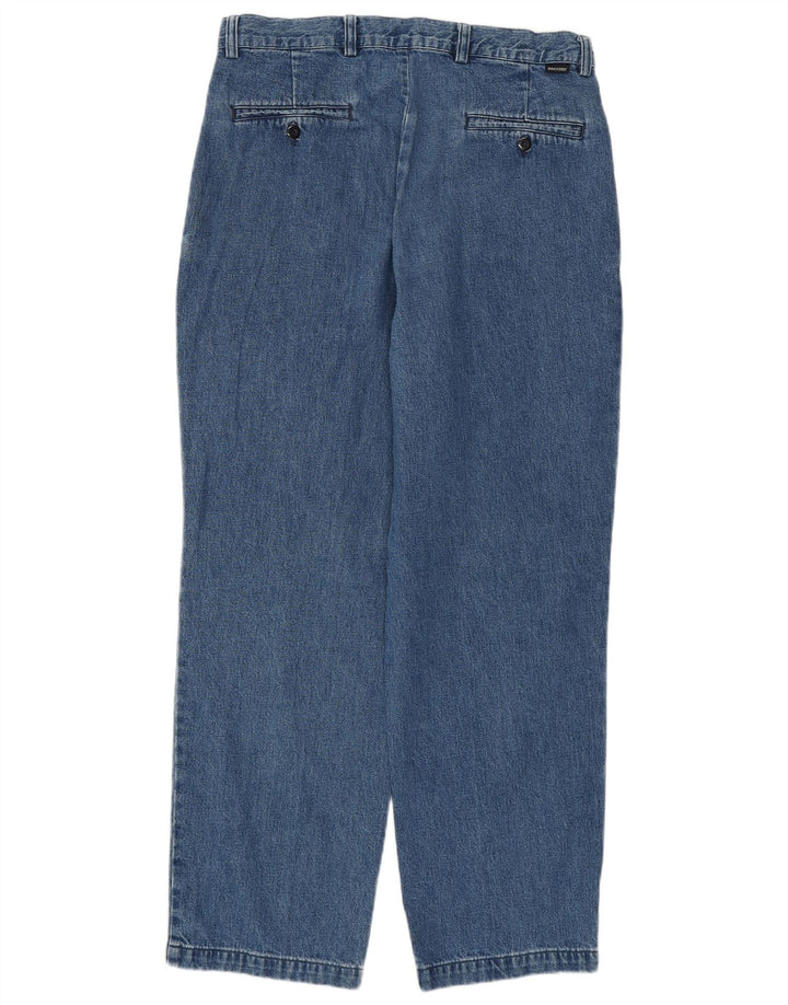 Dockers ženske ravne traperice klasičnog kroja W34 L30 plavi pamuk